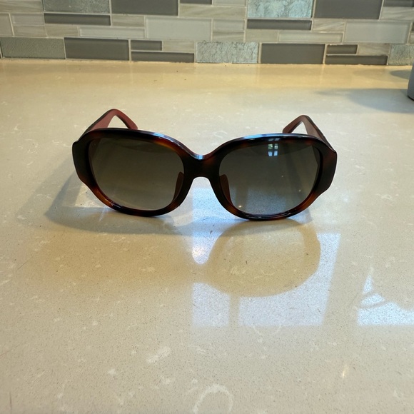 Dior Brown Oversized Oval Sunglasses
